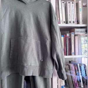 Women's Green Hoodie Sweater